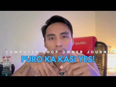 Wag Kang Puro OO ng OO - Learn to Say No Sometimes - A Day in a Life of A Computer Shop Owner
