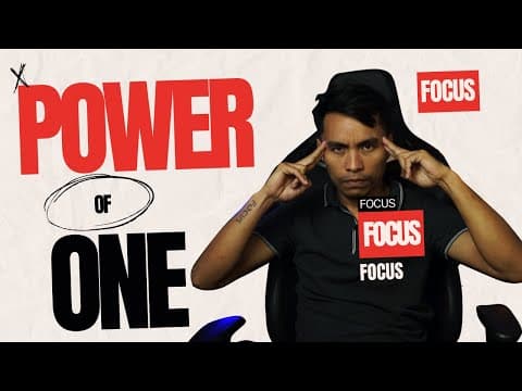Mag FOCUS Ka sa Isa Lang : Negosyo Tips