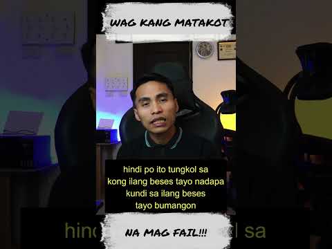 WAG KANG MATAKOT NA MAGFAIL!