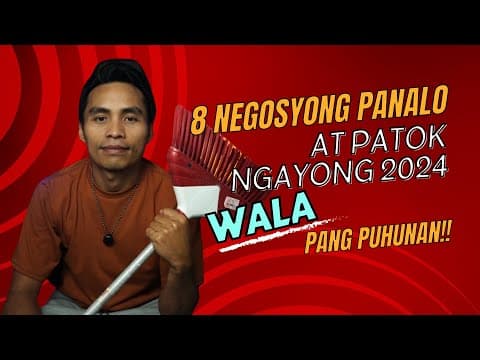 Anong Magandang negosyo? | 8 Negosyong Panalo at Patok Ngayong 2025 Wala Puhunan at sa Bahay lang.